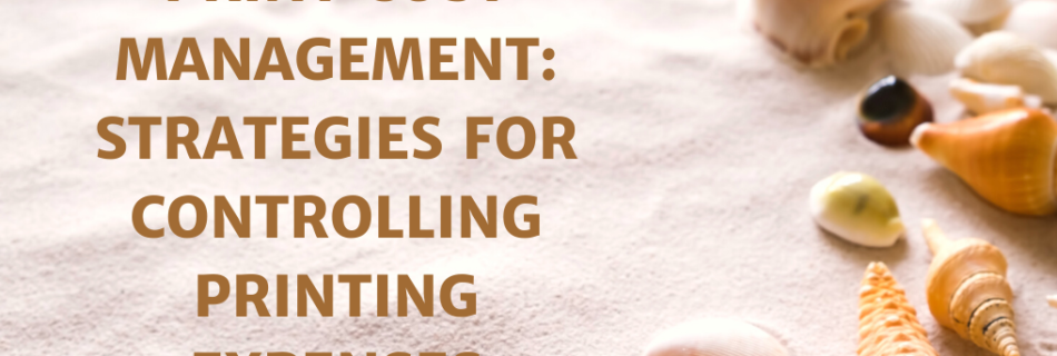 Print Cost Management: Strategies for Controlling Printing Expenses